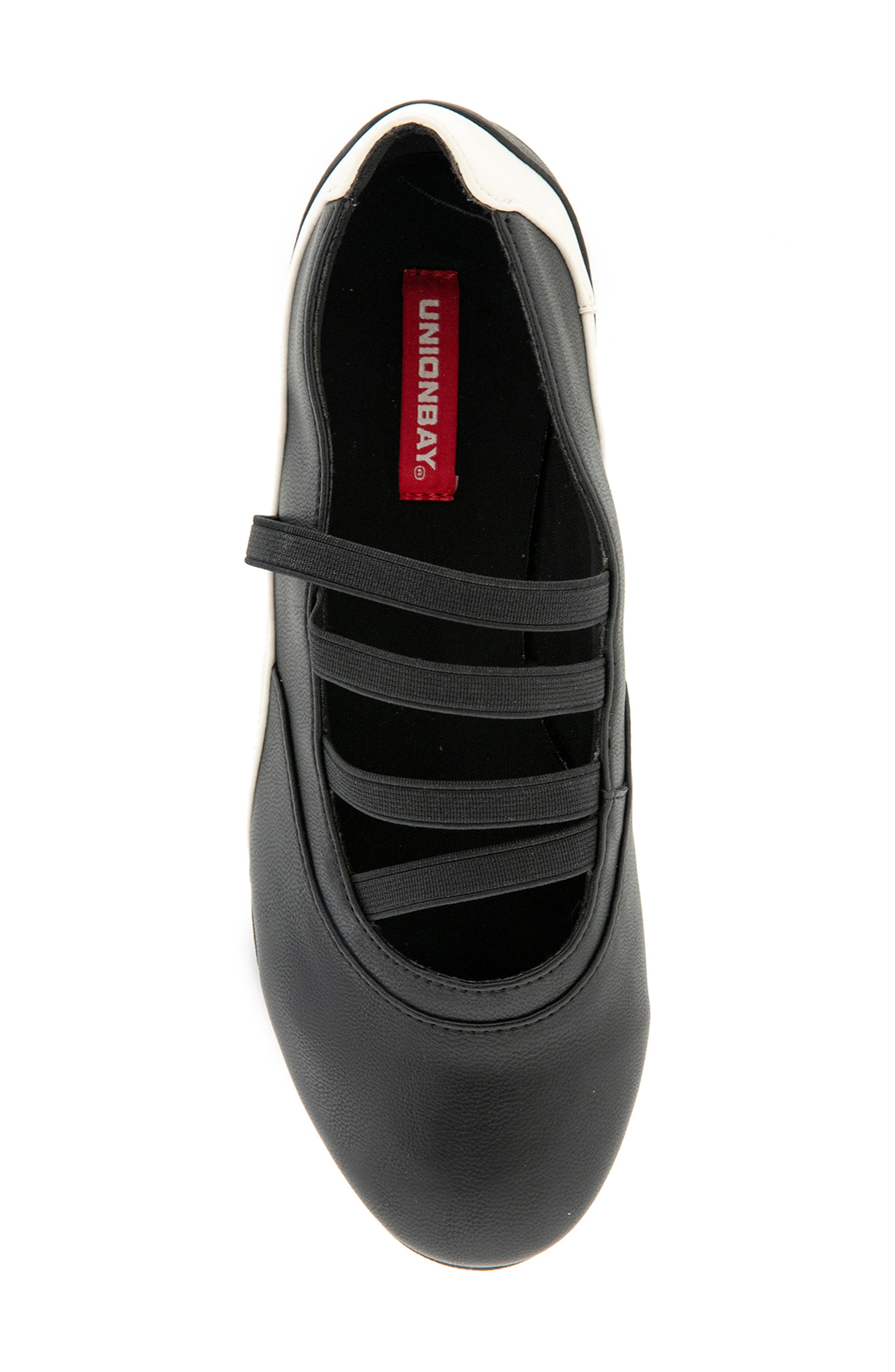 UNIONBAY Rylee Ballet Sneaker, Alternate, color, Black