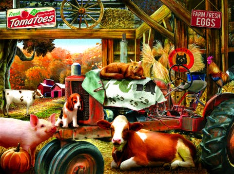 Barnhouse Meeting 1000 piece Jigsaw Puzzle for Adults