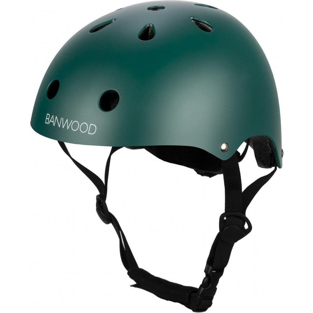 Shop Banwood Helmet Abs Kids Helmet In Darkgreen