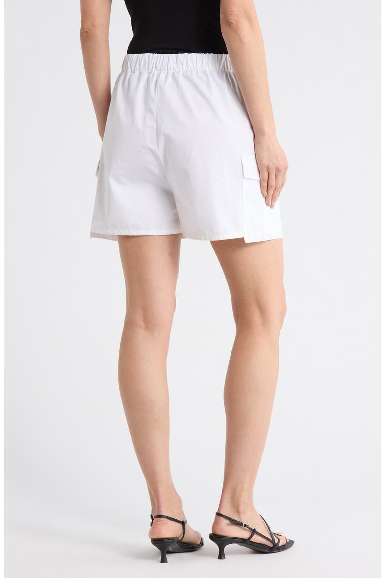 Cotton Boxer Shorts, Alternate, color, WHITE POPLIN