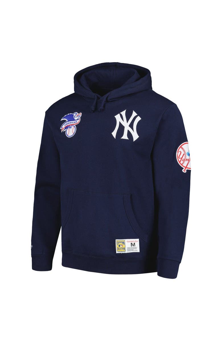 Mitchell & Ness Men's Mitchell & Ness Navy New York Yankees City Collection Pullover Hoodie, Alternate, color, 