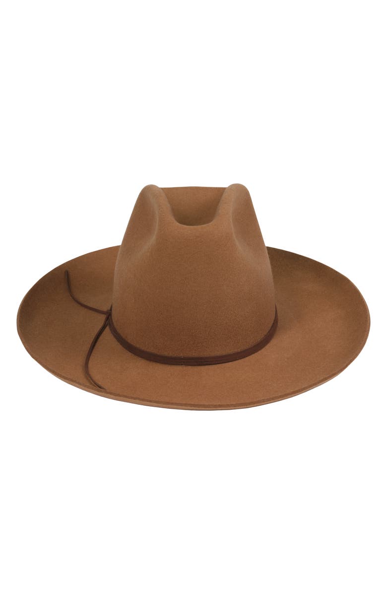 Lack of Color The Goldfinger Wool Western Hat, Alternate, color,