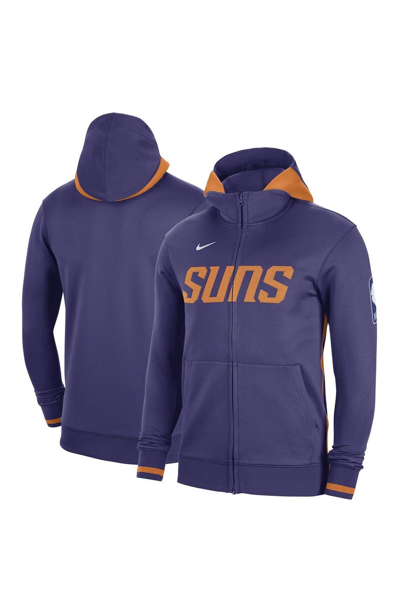 Nike Men's Nike Purple Phoenix Suns Authentic Showtime Performance Full-Zip Hoodie, Main, color, Purple