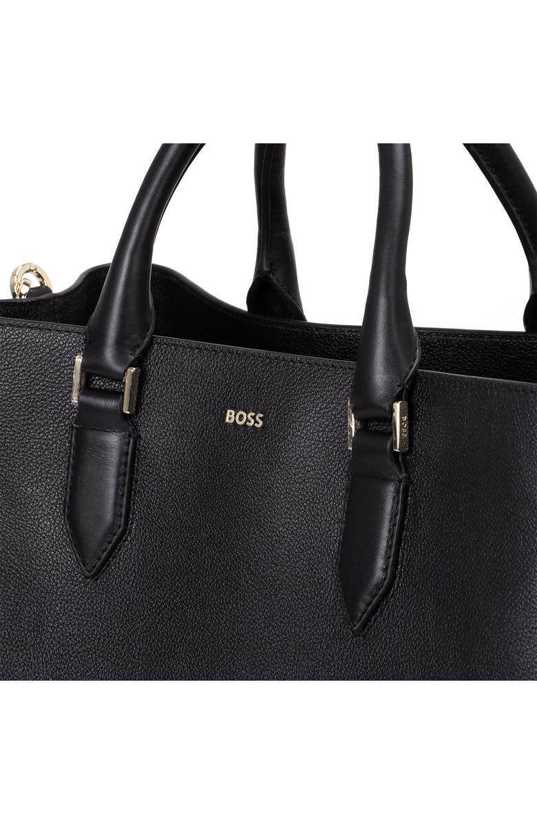 BOSS Alyce Leather Business Tote, Alternate, color,