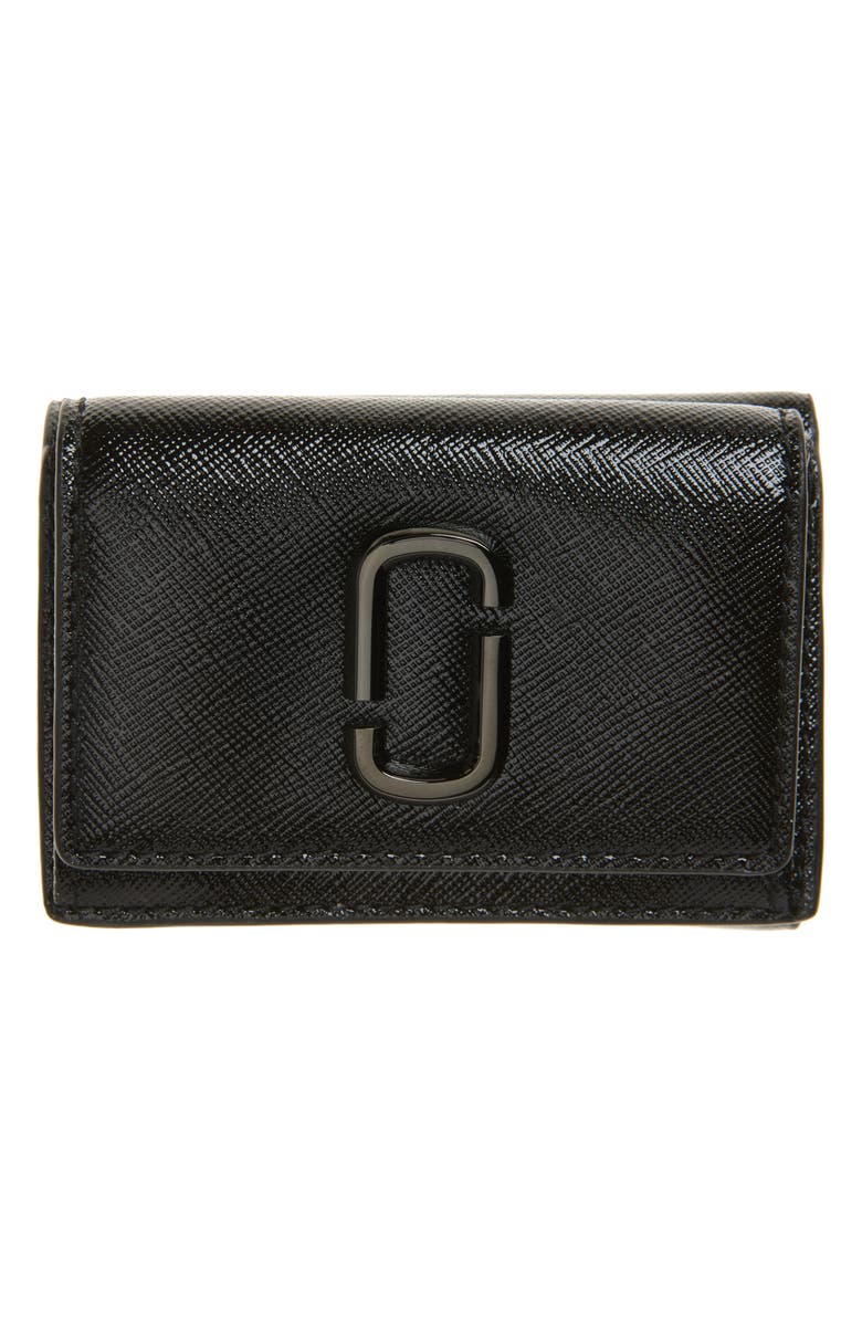 Marc Jacobs The Mini Trifold Wallet, Main, color, Black