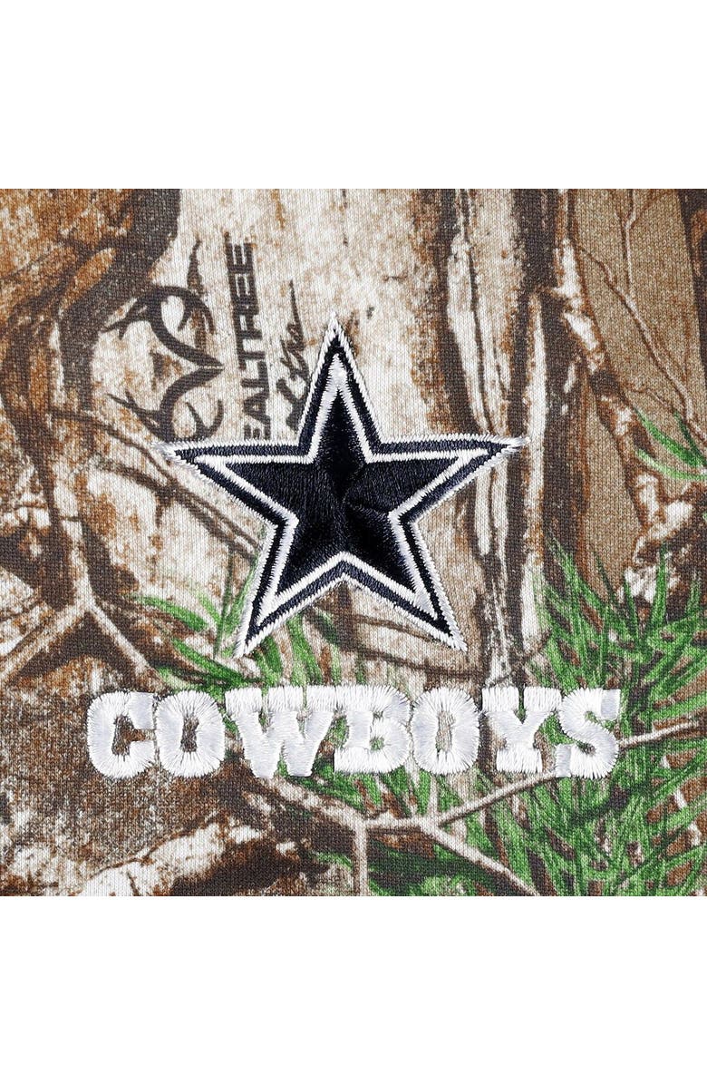 DUNBROOKE Men's Realtree Camo Dallas Cowboys Trophy Tech Fleece Full-Zip Hoodie, Alternate, color,