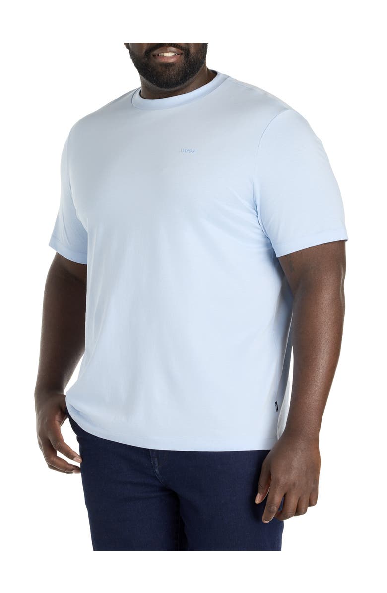 BOSS Big & Tall Thompson 01 Graphic Tee, Main, color, Lt Pastel Blue