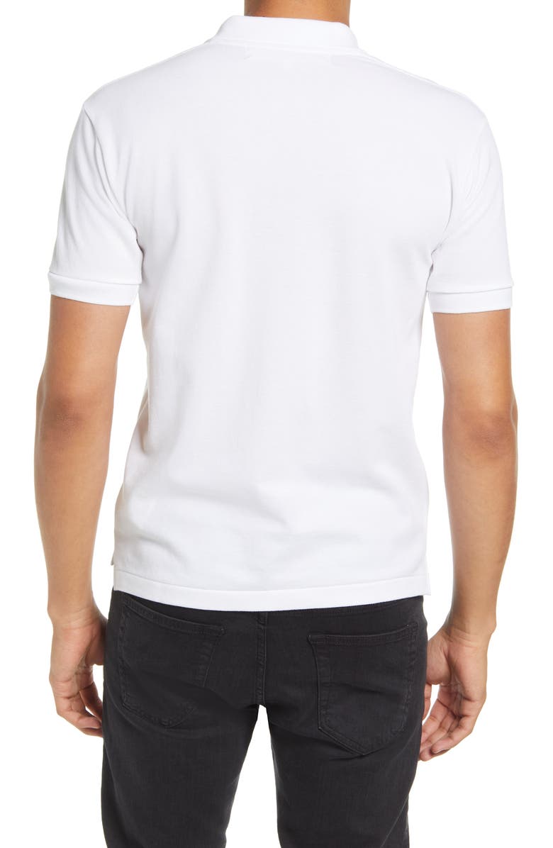 Comme des Garçons PLAY Heart Logo Slim Fit Polo, Alternate, color,