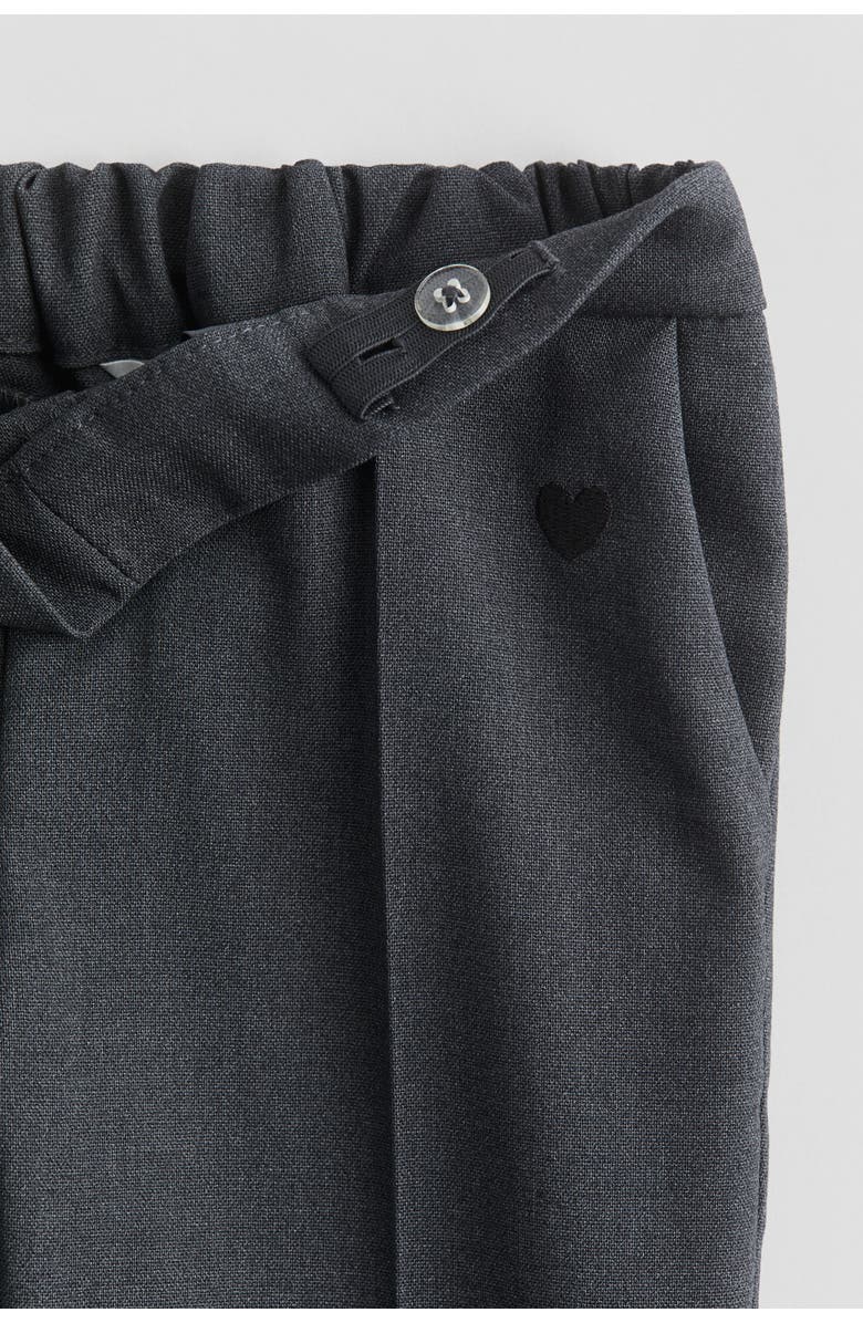 H&M 2-pack School Trousers, Alternate, color, Dark Gray