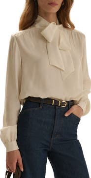 Favorite Daughter The Simone Tie Neck Top