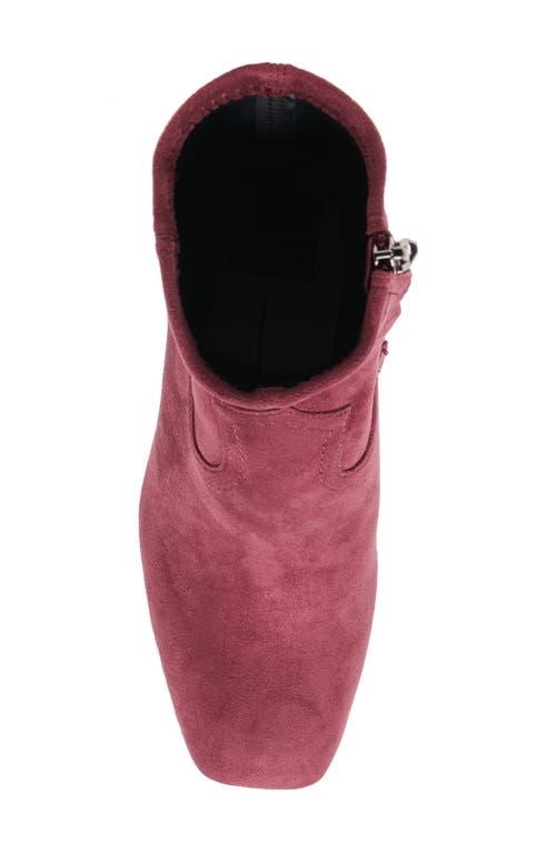 Dolce Vita Roan Block Heel Bootie In Red
