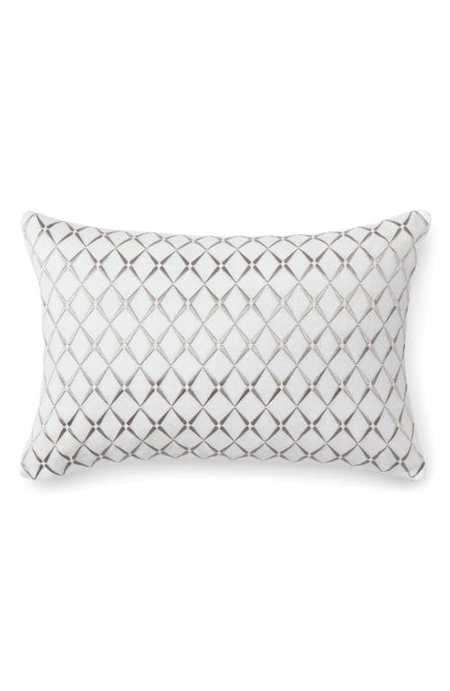 Sferra Amaro Accent Pillow In White/grey