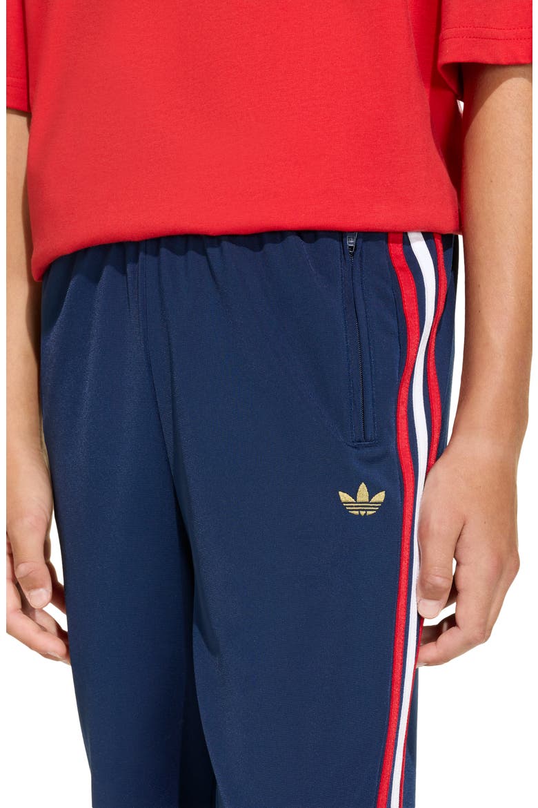 Kids' Firebird Recycled Polyester Track Pants, Alternate, color, NIGHT INDIGO/DARK FOOTBALL GOLD