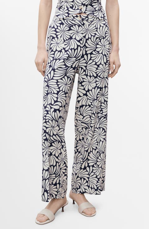 Women's Ivory Wide-Leg Pants | Nordstrom