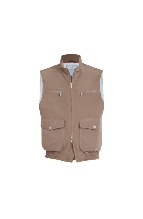 Nylon vest with padding