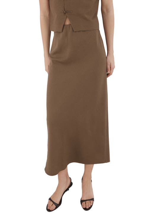 Straight Midi Skirt