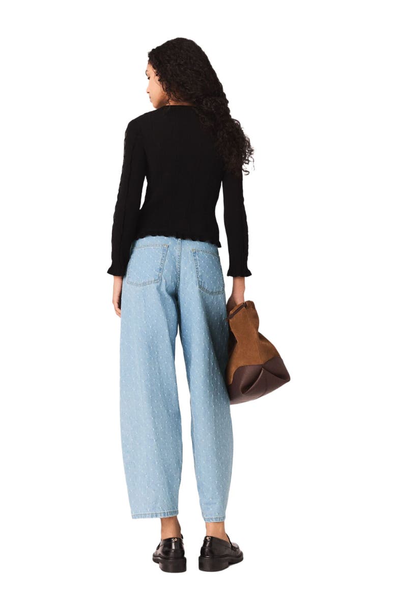 maje 2-in-1 cardigan, Alternate, color, 