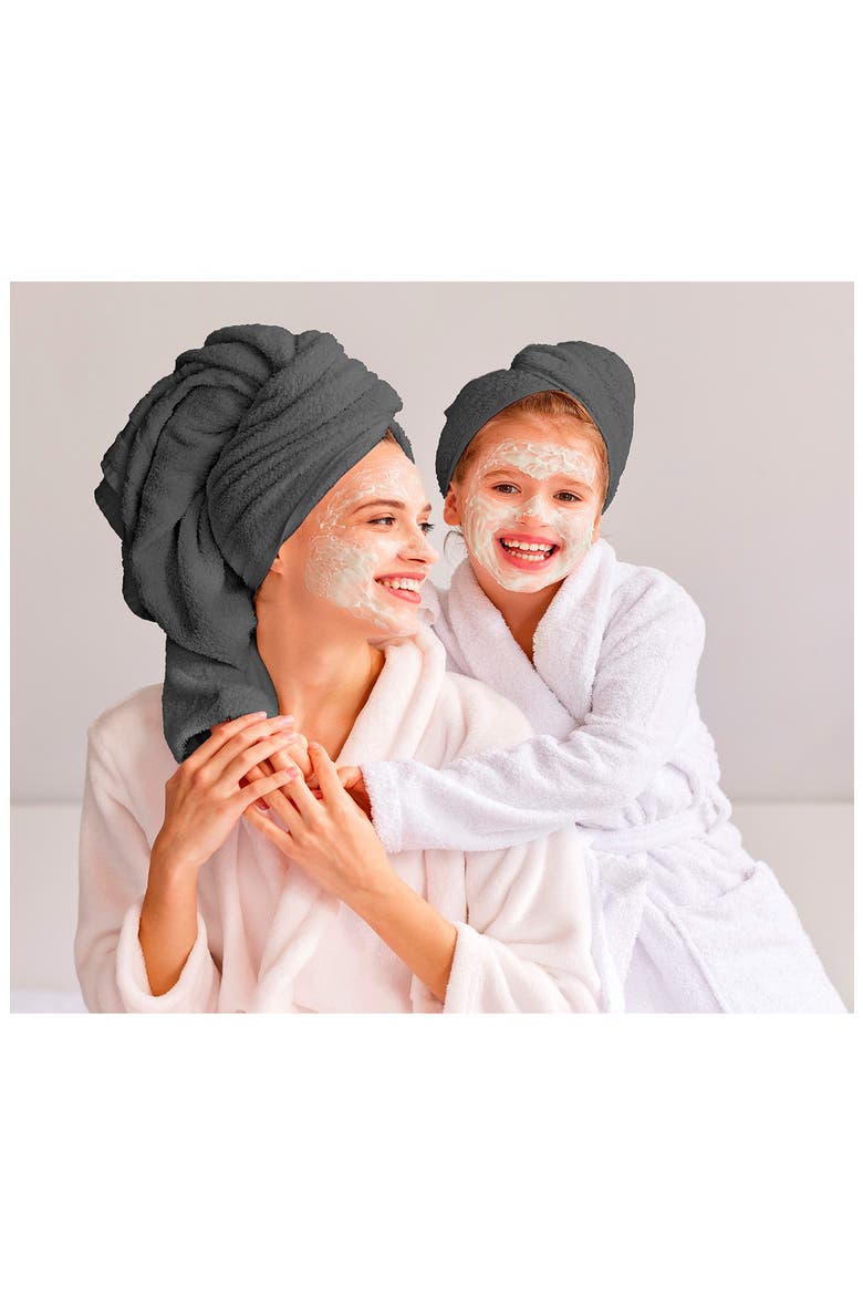 Ringspun 6-Piece Towel Set, Alternate, color, DARK GREY