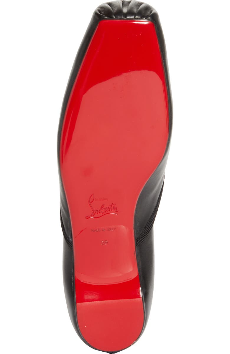 Christian Louboutin Cassiasticina Ballet Flat, Alternate, color, Black/ Black