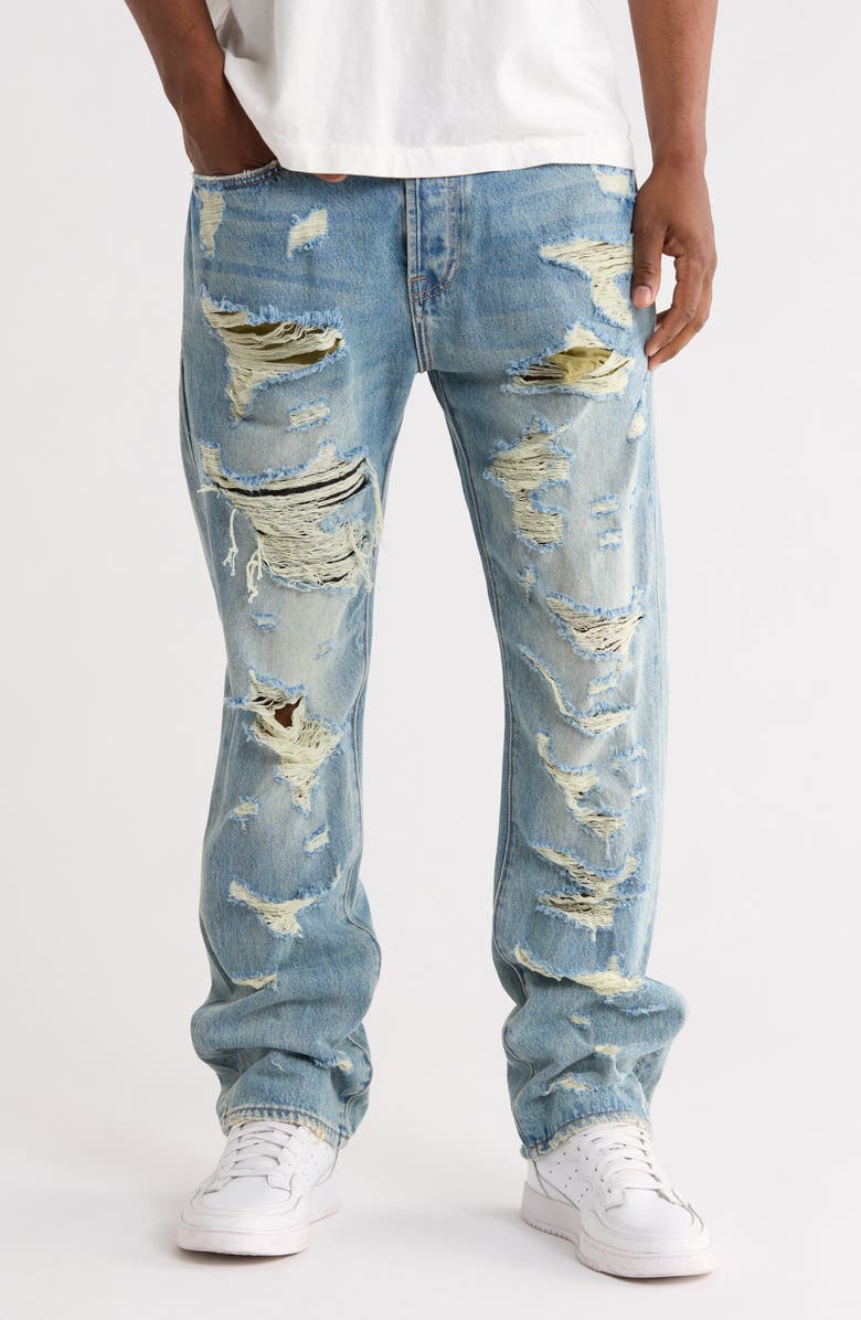 Billionaire Boys Club BB Orbit Jeans, Main, color, Blue Cluster