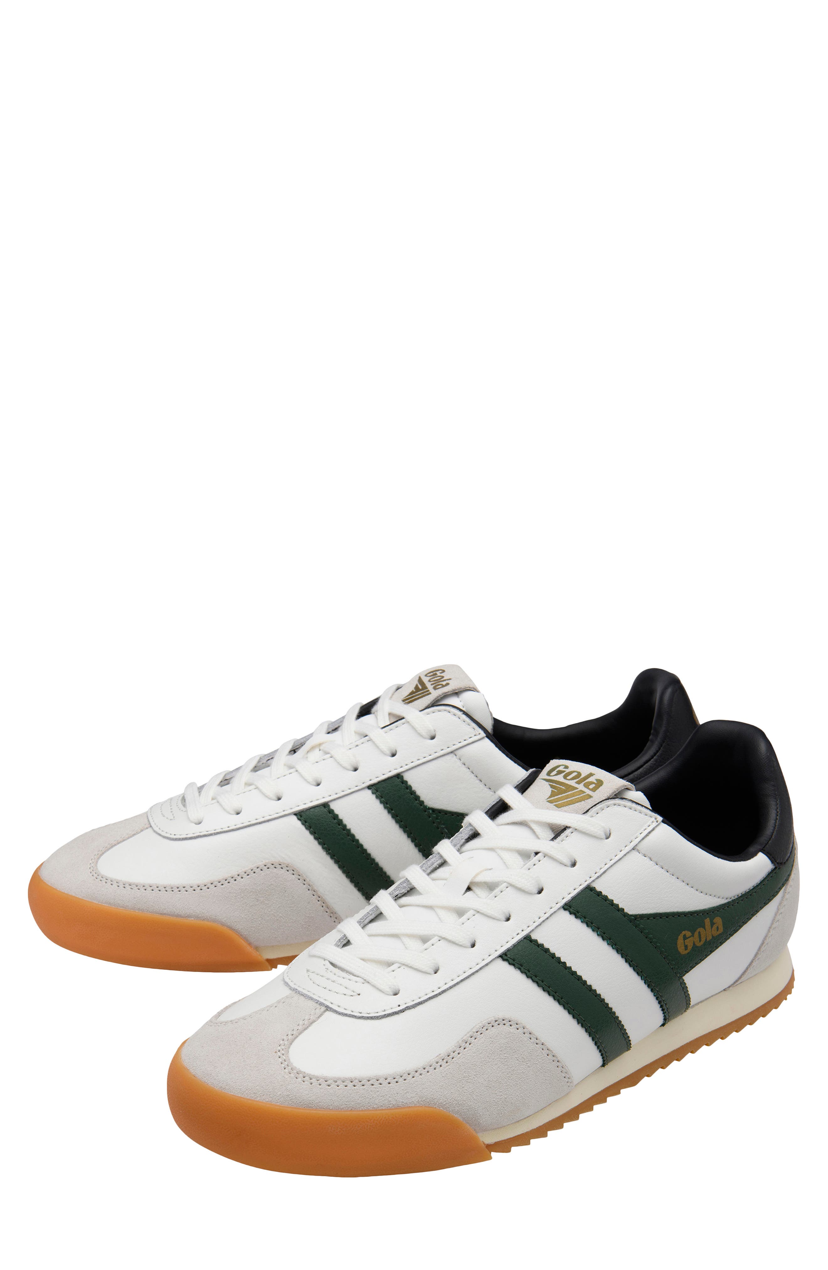 Gola Europa Sneaker, Alternate, color, White/ Evergreen/ Black