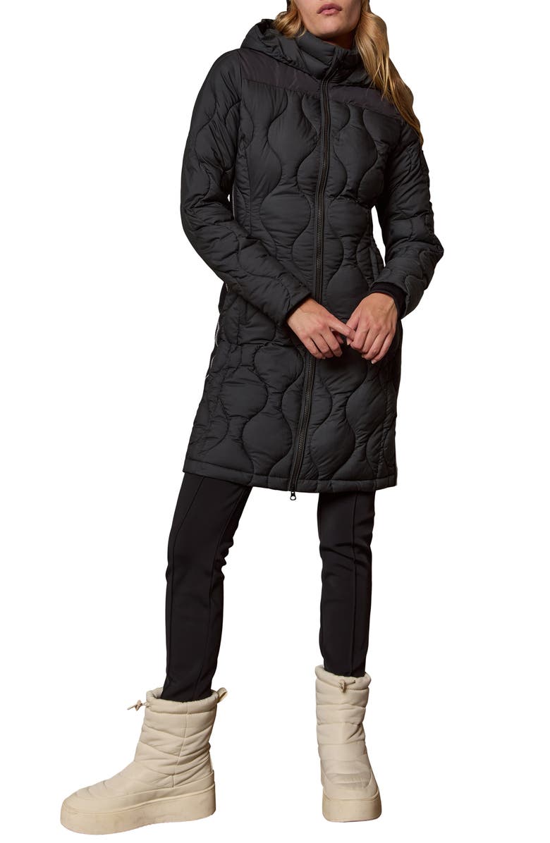 Alp N Rock Chamonix Water Repellent Quilted Jacket, Main, color, Black