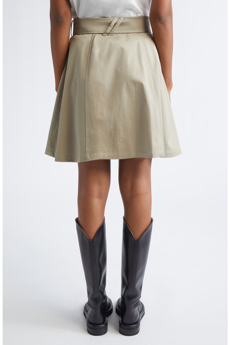 Josselyn Belted Trench Miniskirt, Alternate, color, QUILL
