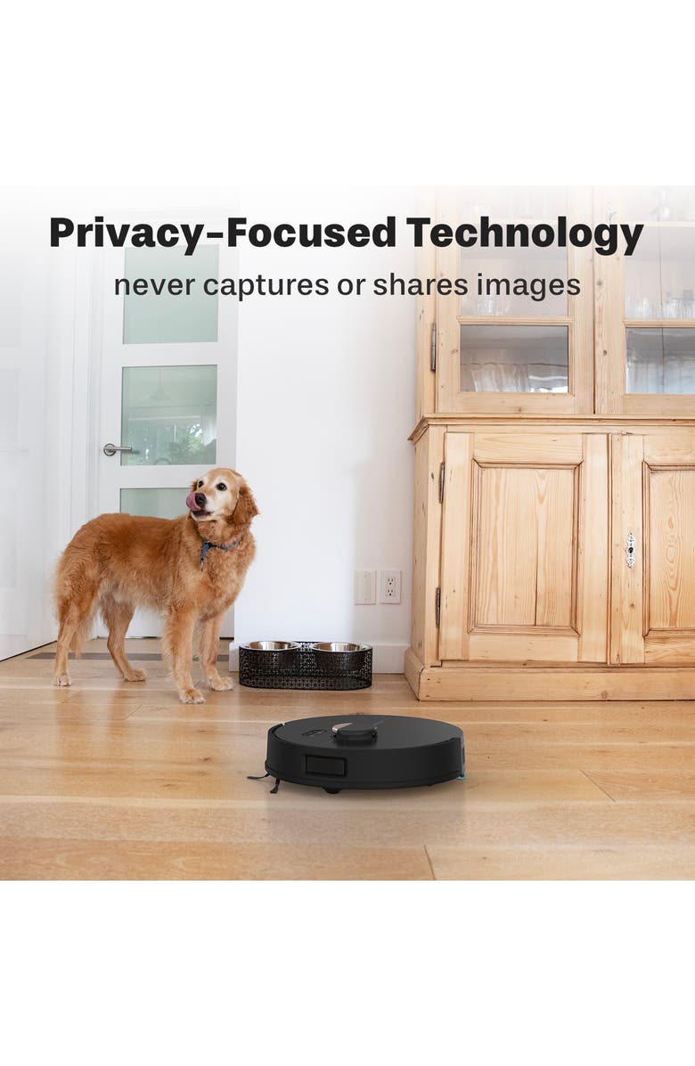 BOBSWEEP Dustin Plus Auto-Empty Robot Vacuum & Mop, Alternate, color, True Black