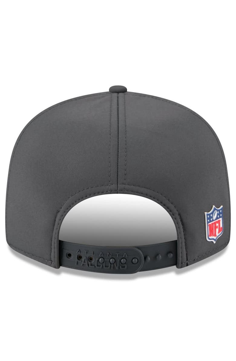 New Era Men's New Era Charcoal Atlanta Falcons 2025 Sideline Cold Weather Split Panel 9FIFTY Snapback Hat, Alternate, color, Charcoal