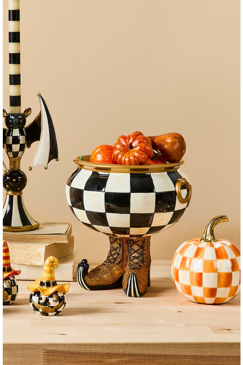 Courtly Check Cauldron, Alternate, color, BLACK