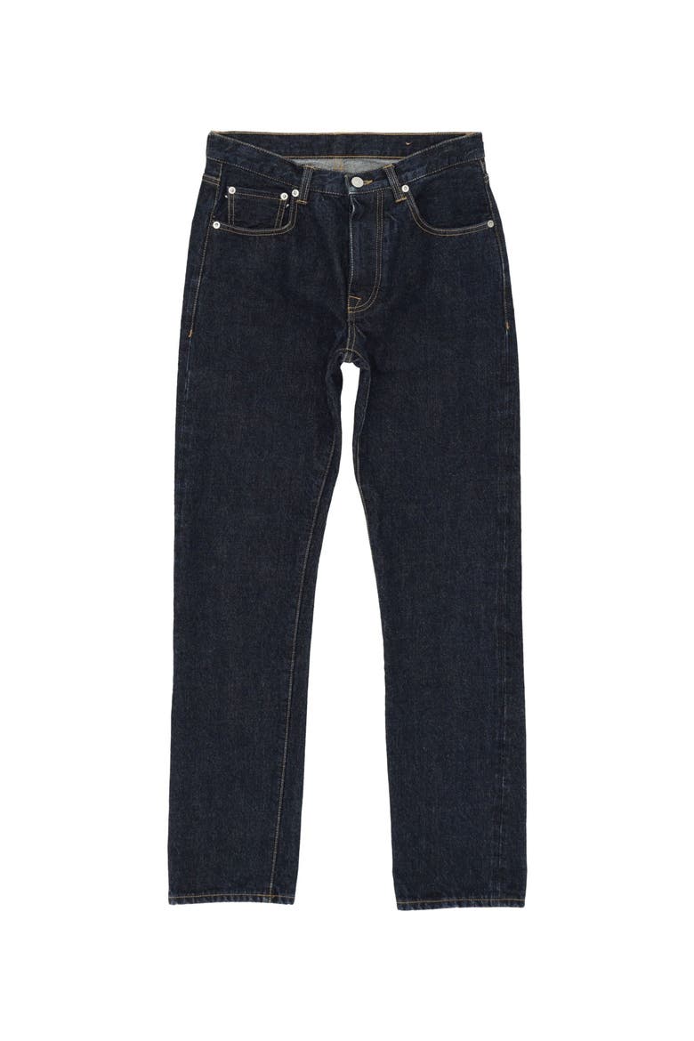 W965 John Japan Selvedge 5 Pocket Regular Fit Denim Pants, Main, color, Indigo Rinse