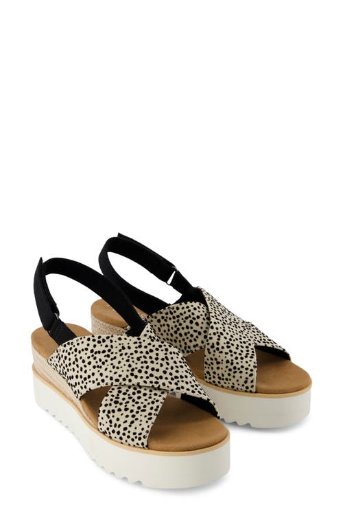 Shop Toms Diana Crossover Sandal In Natural