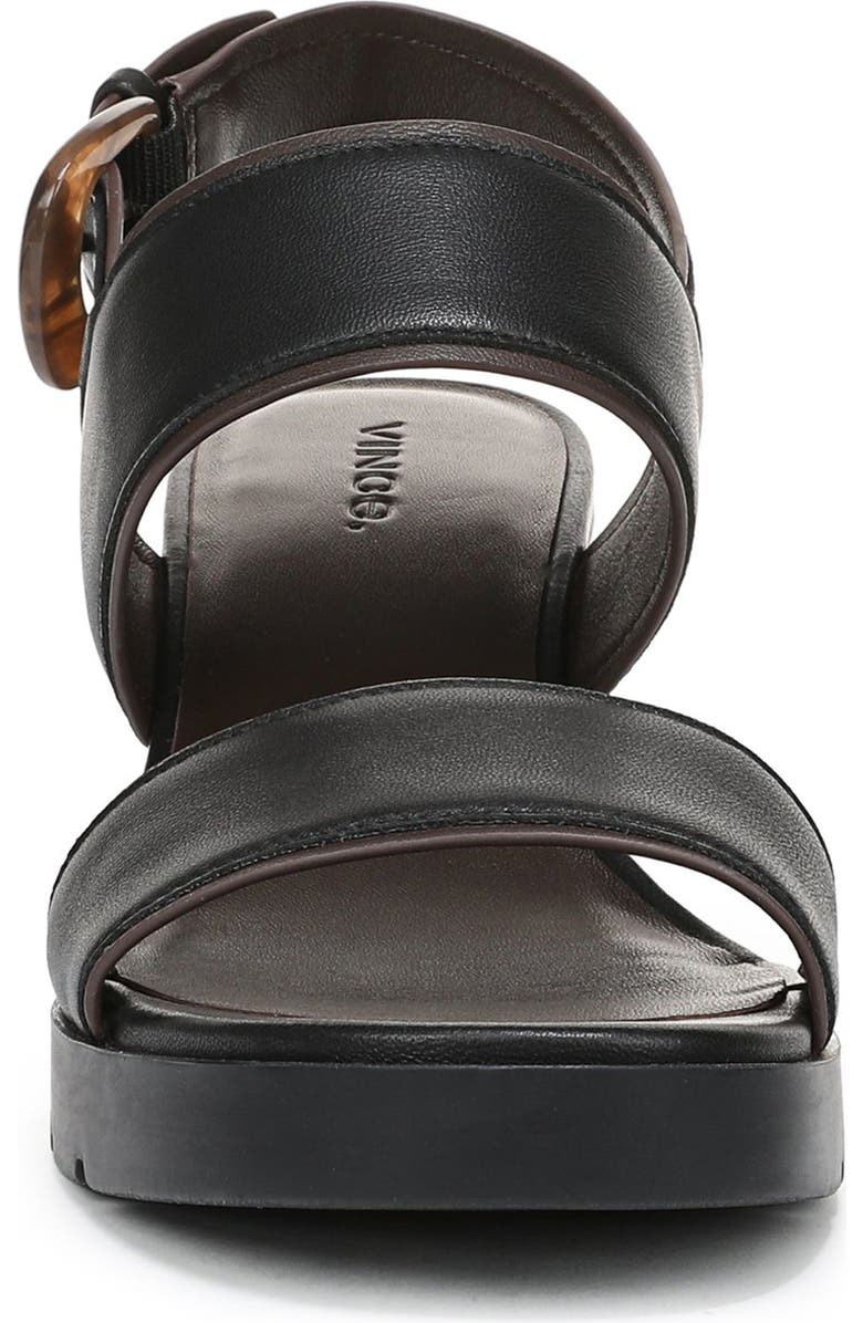 Vince Roma Wedge Slingback Sandal, Alternate, color, Black