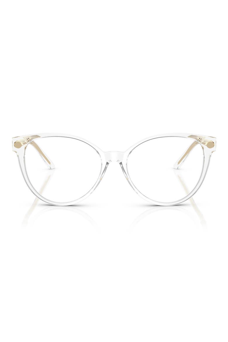 54mm Cat Eye Optical Glasses, Main, color, CRYSTAL