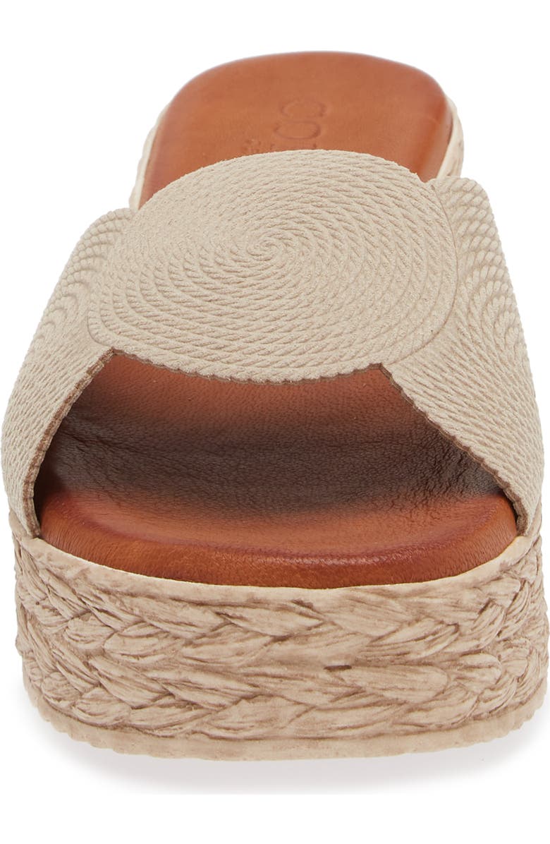 Cordani Britta Espadrille Platform Wedge Slide Sandal, Alternate, color,