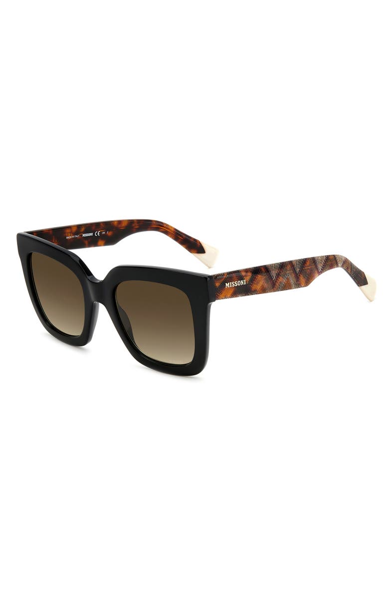 Missoni 52mm Square Sunglasses, Alternate, color,