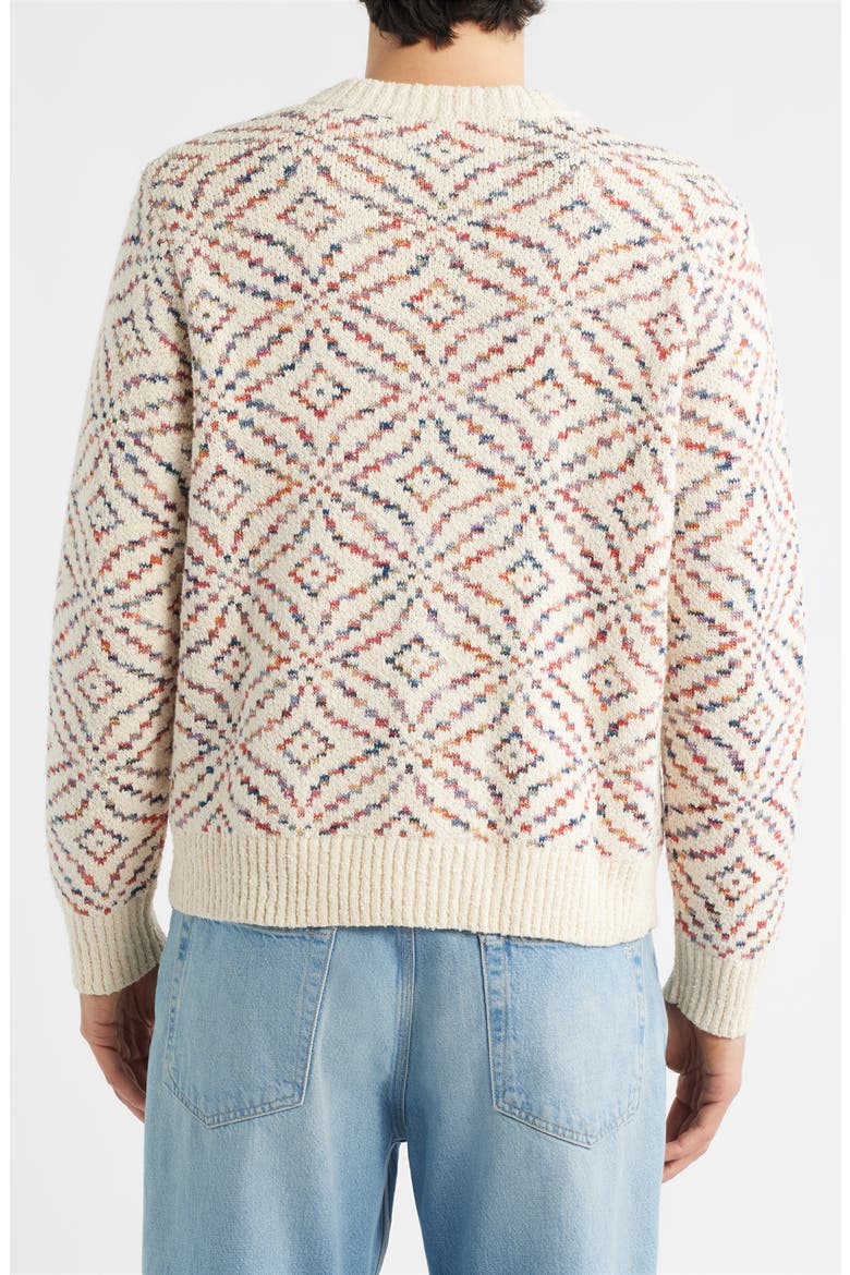 Mandala Pima Cotton Cardigan, Alternate, color, NATURAL