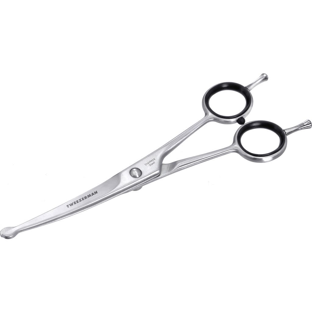 Tweezerman Curved Grooming Shears In No Color