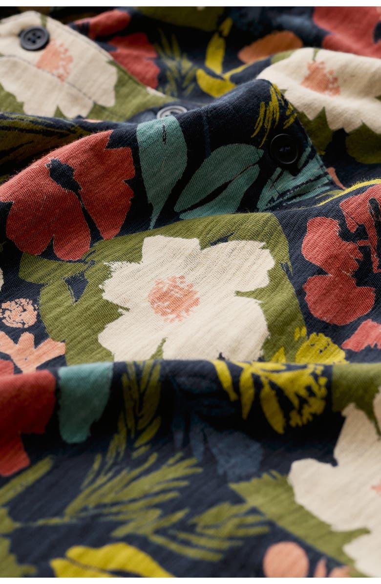 Seasalt Cornwall Studio Glass Organic Cotton Button-Up Top, Alternate, color, Summer Shadows Mix