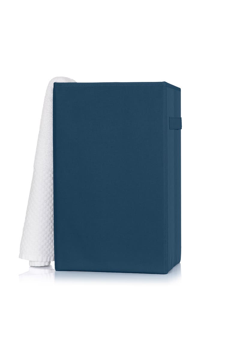 Foldable Towel Warmer - 9.2 Gallon Capacity, Main, color, Navy Blue