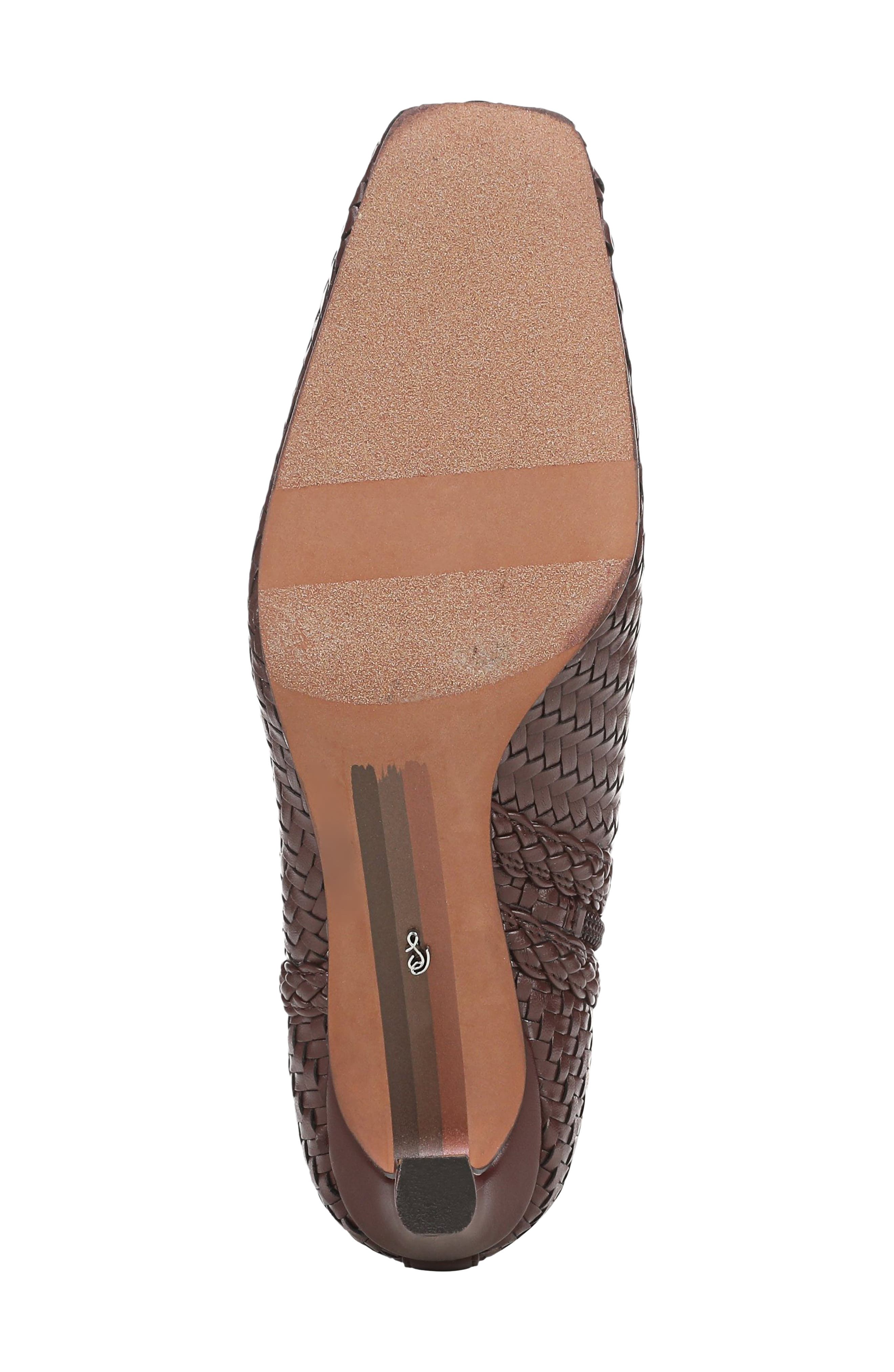 Peony Weave Leather Bootie, Alternate, color, FRENCH BURGUNDY