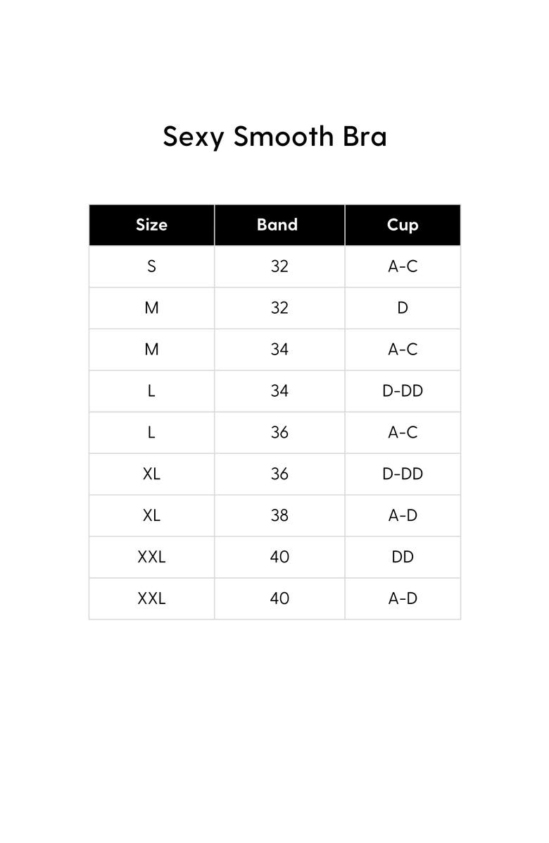 Siella Sexy Smooth V-Neck Bra, Alternate, color, 