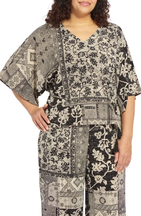 Ipanema Mix Print Woven Shirt (Plus)