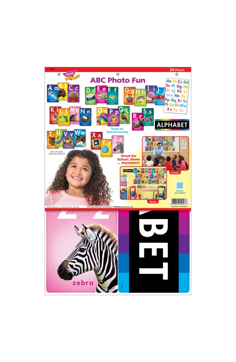 TREND Enterprises ABC Photo Fun Learning Set, Alternate, color, Multicolored