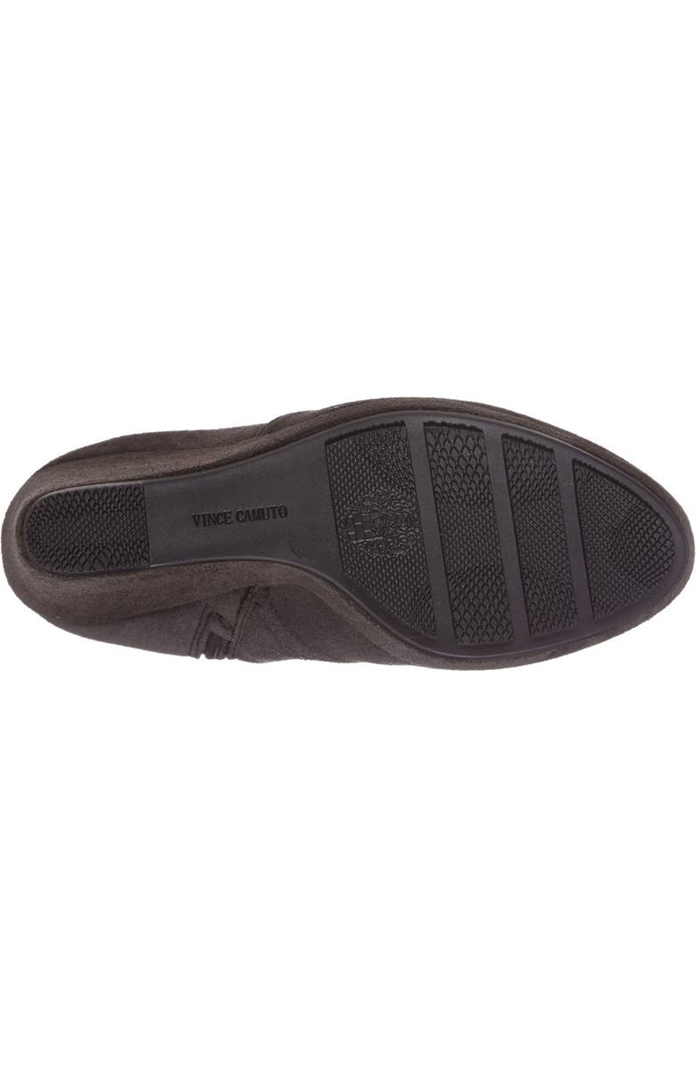 Vince Camuto 'Abrum' Wedge Bootie, Alternate, color, Charcoal Grey Suede