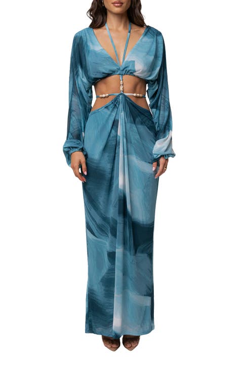 Hera Draped Maxi Skirt