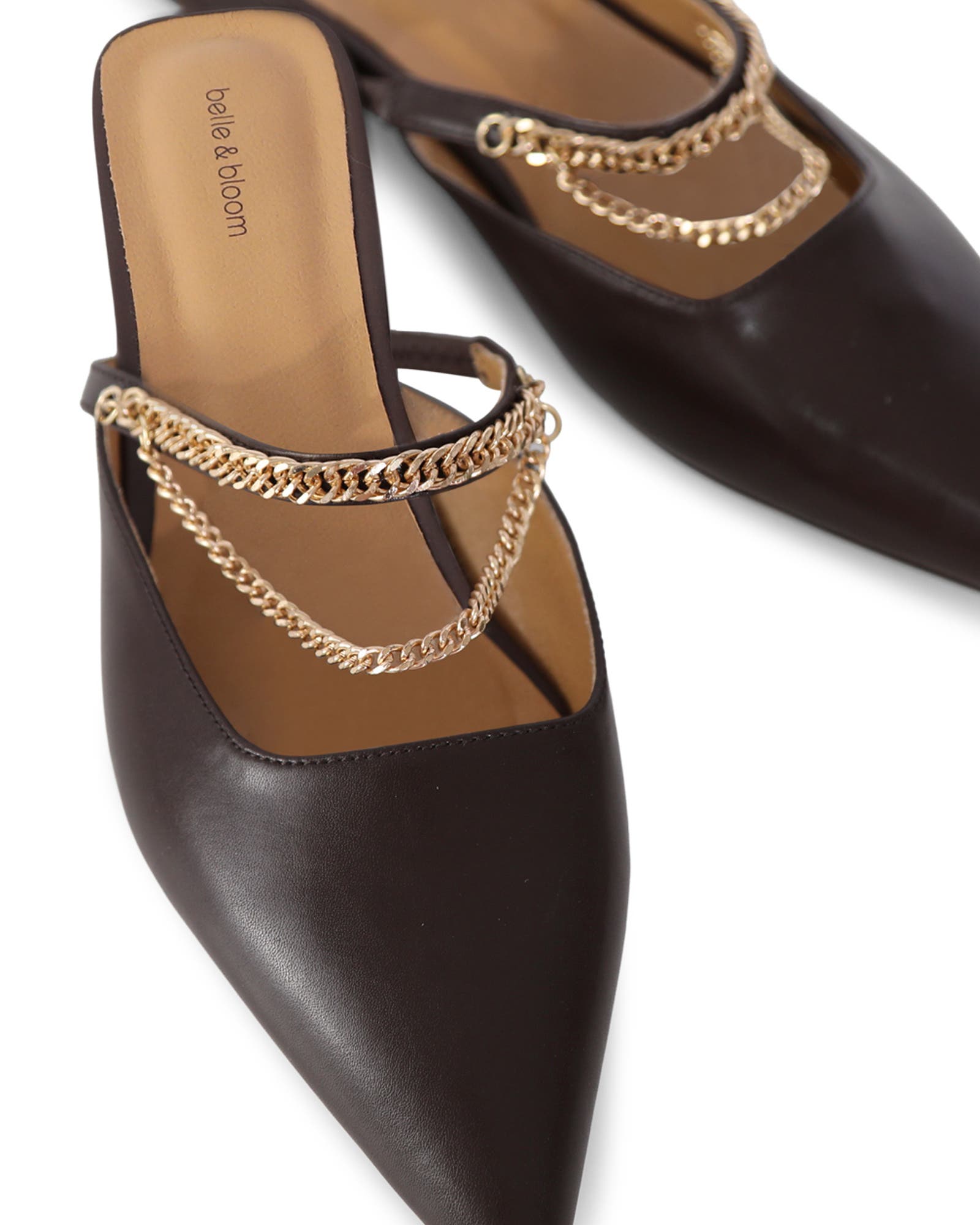 On The Go Leather Flat, Alternate, color, Dark Brown