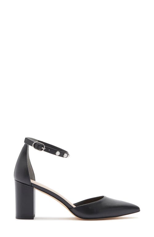 Stuart Weitzman Faux Pearl Block Heel Pump