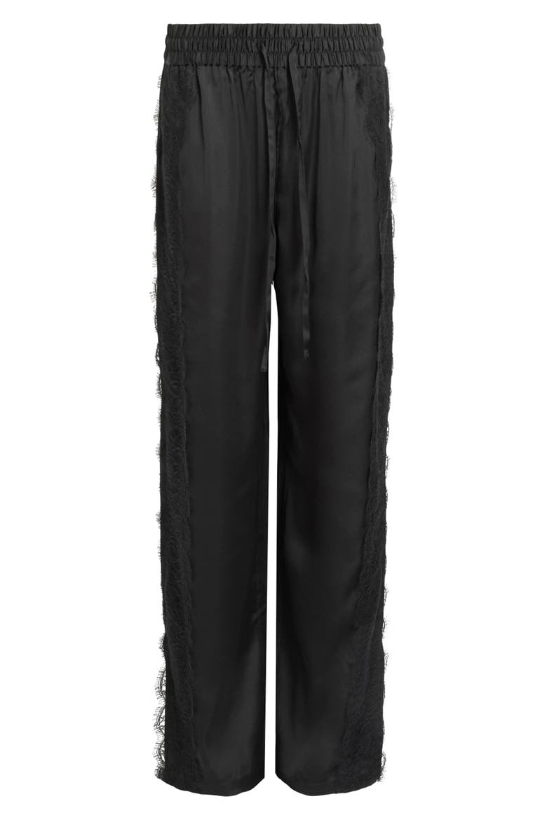 Tyler Lace Trousers, Alternate, color, BLACK