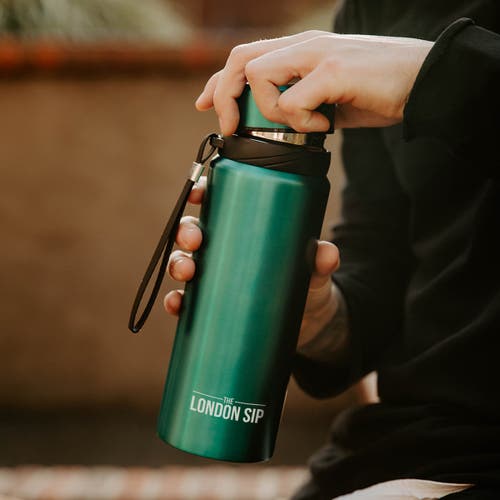 London Sip Infuser Bottle 25oz In Blue